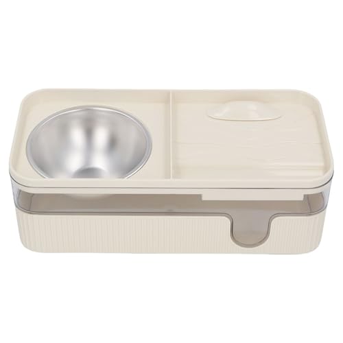 Qcwwy Haustiernahrung Schüssel Wasserer Set, Große Kapazität Automatische Katzenfutter- und Wasserspender mit Edelstahlschüssel Haustier -Essschüssel Fütterung Trinkschale für Qcwwy Haustiernahrung Schüssel Wasserer Set, Große Kapazität Automatische Katzenfutter- und Wasserspender mit Edelstahlschüssel Haustier -Essschüssel Fütterung Trinkschale für von Qcwwy