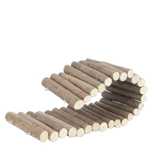 Qcwwy Holzleiterbrücke, Hamsterbrücke, Rattenleiter, Holzbrücke, Spielzeug, Holzversteck, Tunnelleiter, Hamsterkäfig-Zubehör, Kauspielzeug, Holztür, Zaun, Rattenbrücke, Leiter, (30cm Qcwwy Holzleiterbrücke, Hamsterbrücke, Rattenleiter, Holzbrücke, Spielzeug, Holzversteck, Tunnelleiter, Hamsterkäfig-Zubehör, Kauspielzeug, Holztür, Zaun, Rattenbrücke, Leiter, (30cm von Qcwwy