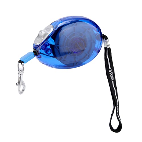 Qcwwy Hunde Walking -Leine Einziehbarer Hund Leine Automatisch Einsenkbare Hunde Welpe Traktionskette Kleiner Hund Blei Welpe Blei -Reise Katze Retractable Leinen Tragbare Wanderleine für (Blue) von Qcwwy