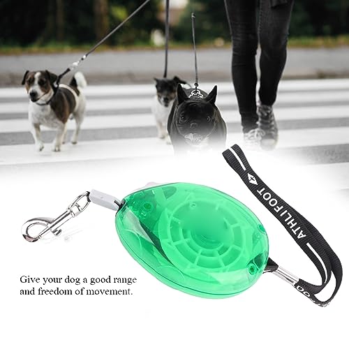 Qcwwy Hunde Walking -Leine Einziehbarer Hund Leine Automatisch Einsenkbare Hunde Welpe Traktionskette Kleiner Hund Blei Welpe Blei -Reise Katze Retractable Leinen Tragbare Wanderleine für (Green) von Qcwwy
