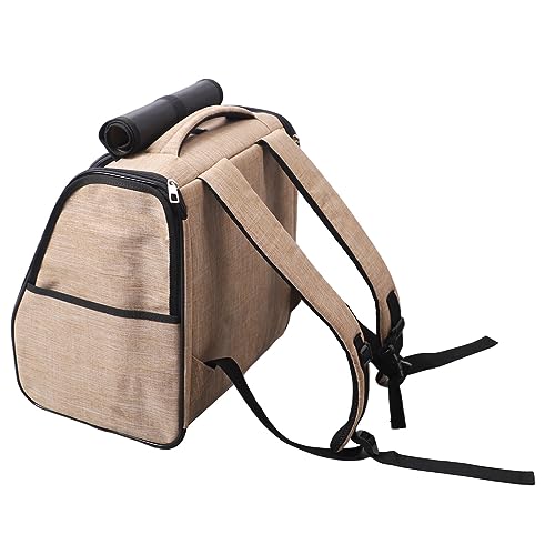 Qcwwy Hunderucksack, Haustier-Reiseträger, Hunde-Reiseträger, Seitentasche, Leichte Haustier-Tragetasche, Angenehm zu Tragender Hunde-Vorderträger-Rucksack mit Bodenplatte Qcwwy Hunderucksack, Haustier-Reiseträger, Hunde-Reiseträger, Seitentasche, Leichte Haustier-Tragetasche, Angenehm zu Tragender Hunde-Vorderträger-Rucksack mit Bodenplatte von Qcwwy