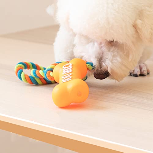 Qcwwy Hundespielzeug, Quietschendes Hundespielzeug, Welpen-Kauspielzeug mit 11,4-Zoll-Seil, Einfach zu Bedienen, Weiches Haustier-Welpen-Beißungs-Kauspielzeug, Helle Farbe, Qcwwy Hundespielzeug, Quietschendes Hundespielzeug, Welpen-Kauspielzeug mit 11,4-Zoll-Seil, Einfach zu Bedienen, Weiches Haustier-Welpen-Beißungs-Kauspielzeug, Helle Farbe, von Qcwwy