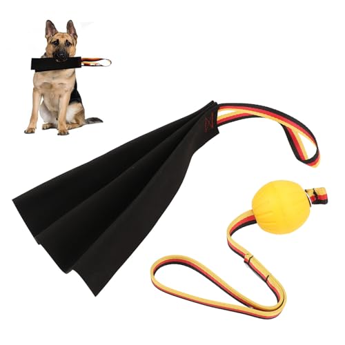 Qcwwy Hundetrainings-Beißlappen, Leder-Welpen-Beißlappen, Welpen-Schlepper-BeißSpielzeug, Tauziehen, Interaktives Hundespielzeug, Hundeverhaltenstrainingsausrüstung für Welpen Bis Qcwwy Hundetrainings-Beißlappen, Leder-Welpen-Beißlappen, Welpen-Schlepper-BeißSpielzeug, Tauziehen, Interaktives Hundespielzeug, Hundeverhaltenstrainingsausrüstung für Welpen Bis von Qcwwy