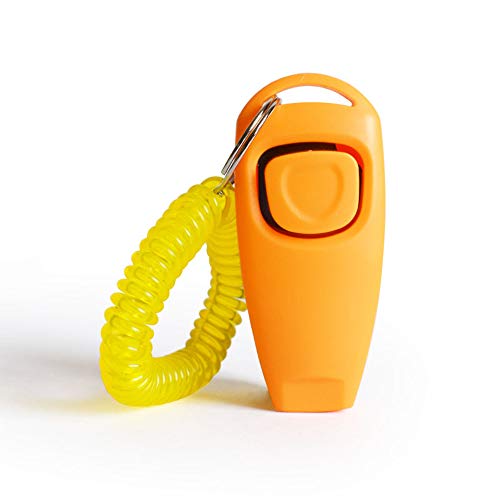 Qcwwy Hundetrainings-Clicker, 2-in-1-Hundetrainingsgerät, Pfeife und Clicker, Hundetrainings-Leckerli-Beutel und Hundeklicker, Hunde-Clicker-Trainingsset, Zubehör für Hunde und Katzen Qcwwy Hundetrainings-Clicker, 2-in-1-Hundetrainingsgerät, Pfeife und Clicker, Hundetrainings-Leckerli-Beutel und Hundeklicker, Hunde-Clicker-Trainingsset, Zubehör für Hunde und Katzen von Qcwwy