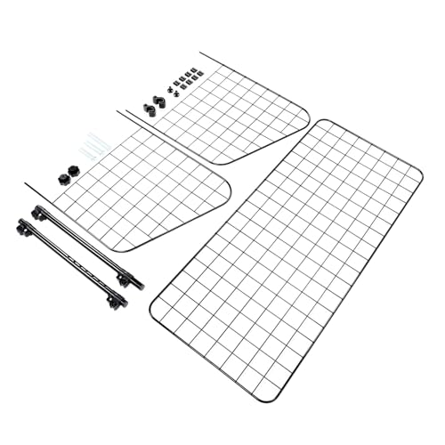 Qcwwy Hundetrainingsprodukte Einstellbare Haustierteiler Gate Heavy Duty Wire Mesh Hundewache Barriere Sicherheitsfahrter Zubehör für SUVs Fahrzeuge Trucks Hundauto Barriere, Universal Pet von Qcwwy