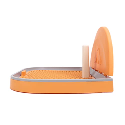 Qcwwy Hundezubehör, Hundepad-Halter, Indoor-PIPI-Pad-Halter mit Wandabdeckung, Wiederverwendbare Hundetöpfchen-Toiletten-Toilette, Tragbare Hundetrainingstoilette für Kleine und Qcwwy Hundezubehör, Hundepad-Halter, Indoor-PIPI-Pad-Halter mit Wandabdeckung, Wiederverwendbare Hundetöpfchen-Toiletten-Toilette, Tragbare Hundetrainingstoilette für Kleine und von Qcwwy