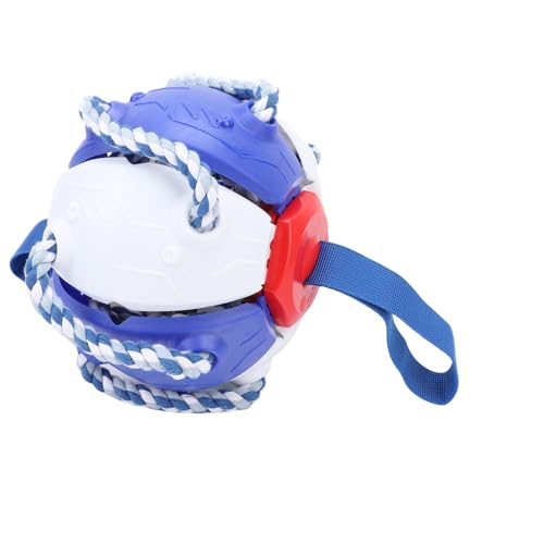 Qcwwy Interaktiver Hund Spiel Spielzeughunde Spielzeugball mit Seil Plastik Interaktiver Haustier Übung Hund Kauen Ball Unterhaltung Mentale Stimulation Haustier Vorräte für Outdoor -Trainingsspiele von Qcwwy