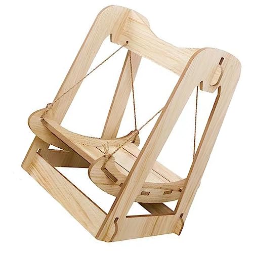 Qcwwy Katzenbetten, stabile und leise Möbel, beständig gegen Bisse und Kratzer, Katzenhängebett, Haustierbedarf, Hängematte aus Holz für Katzen Qcwwy Katzenbetten, stabile und leise Möbel, beständig gegen Bisse und Kratzer, Katzenhängebett, Haustierbedarf, Hängematte aus Holz für Katzen von Qcwwy