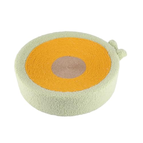 Qcwwy Katzenkratzer Dauerhaftes Sisal -Lounge -Bett für Klauenschärfen Unterhaltung für Katzen Aller Größen (Avocado) von Qcwwy