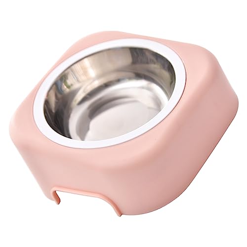 Katzenzubehör, Geneigter, Abnehmbarer, Erhöhter Futternapf für Katzen und Hunde, Erhöhter Futternapf um 8 Grad (PINK) von Qcwwy