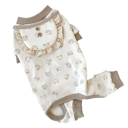 Qcwwy Kleine Hundebekleidung Charmantes Vier PETAS -Muster (M) von Qcwwy