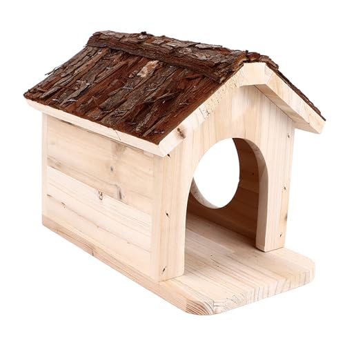 Qcwwy Kleines Haustier-Spielzeughaus, Hamster-Holzhaus, Handgefertigt, Großer Raum, Kleintier-Versteck, Hütte, Holz-Hamsterhaus, Kleine Haustiere, Waldhaus, Lebensräume, Dekoration für Qcwwy Kleines Haustier-Spielzeughaus, Hamster-Holzhaus, Handgefertigt, Großer Raum, Kleintier-Versteck, Hütte, Holz-Hamsterhaus, Kleine Haustiere, Waldhaus, Lebensräume, Dekoration für von Qcwwy