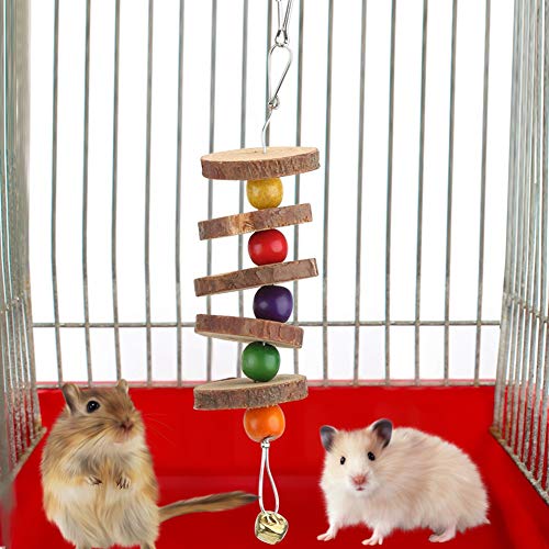 Qcwwy Kleines Haustierspielzeug, Langlebig, Im Käfig oder Im Freien, Geeignet für Kaninchen, Chinchillas, Hamster, Meerschweinchen, Hölzernes Haustierspielzeug für die Zähne Qcwwy Kleines Haustierspielzeug, Langlebig, Im Käfig oder Im Freien, Geeignet für Kaninchen, Chinchillas, Hamster, Meerschweinchen, Hölzernes Haustierspielzeug für die Zähne von Qcwwy