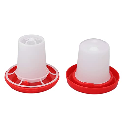 Qcwwy KüKen-Futter- und TräNke-Set HüLsen-Design, Automatisches FüTtern und TräNken, GeflüGel-Futter- und TräNke-Kombi-Kunststoff-GeflüGel-TräNke, Futter-Futter-Set Qcwwy KüKen-Futter- und TräNke-Set HüLsen-Design, Automatisches FüTtern und TräNken, GeflüGel-Futter- und TräNke-Kombi-Kunststoff-GeflüGel-TräNke, Futter-Futter-Set von Qcwwy