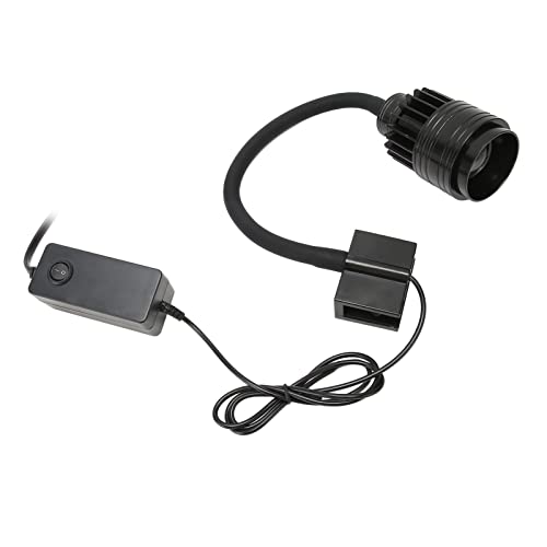 Qcwwy LED-Aquarium-Scheinwerfer, Clip-Design, 15–60 Grad, Stufenloser Fokus, COB, Zweifarbige Lampenperlen, 3 Farben, Aquarium-LED-Zoom-Lichter für Aquarium-Landschaft (EU-Stecker 220 V) von Qcwwy