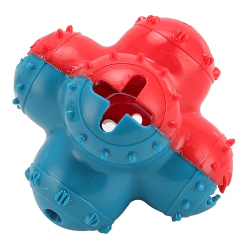 Qcwwy Leckerli-Spielzeugball für Hunde, Interaktives Hundespielzeug, Leckerli-Spender, Hunde-Puzzle-Spielzeug, Zähneknirschen, Quietschender Kauball, Leckerli-Spender, Qcwwy Leckerli-Spielzeugball für Hunde, Interaktives Hundespielzeug, Leckerli-Spender, Hunde-Puzzle-Spielzeug, Zähneknirschen, Quietschender Kauball, Leckerli-Spender, von Qcwwy
