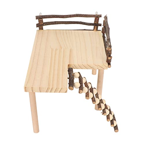 Qcwwy Log Hamster -Kletternspielzeug Zum Spielen und Ausruhen, Geeignet für Kleine Haustiere von Qcwwy