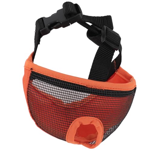 Qcwwy Mit Atmungsaktivem Mesh Oxford Stoff Mit Schnellschnalle für Anti -beißende Kauen Lecken Bellen Kurze Schnauze Hunde Mündung Kurzes Nased Flat Dogs (M) von Qcwwy