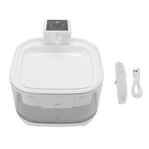 Qcwwy PET -Wasserbrunnen, Automatische Zirkulationsfiltrationssystem Katzenwasserbrunnen Große Kapazität Trinkbrunnen Stille Betriebskatze Wasserbrunnenspender (White) von Qcwwy