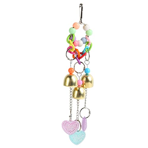 Qcwwy Parrot Bell Toy, Birds Parrot Kauspielzeug Bissfest Lindert Angstzustände Hängende Parrot Kauglocken Spielzeug Vogelglocken Spielzeug mit Süßem Klang für Haustier Papagei Qcwwy Parrot Bell Toy, Birds Parrot Kauspielzeug Bissfest Lindert Angstzustände Hängende Parrot Kauglocken Spielzeug Vogelglocken Spielzeug mit Süßem Klang für Haustier Papagei von Qcwwy