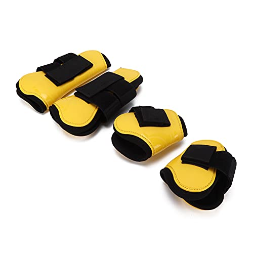 Qcwwy Pferdetrainingsstiefel, Pferdeschutzstiefel Pferdehufschutzstiefel Pferdesehnenstiefel Pferdebeinstiefel für Pferdeübungstraining Springen von Qcwwy