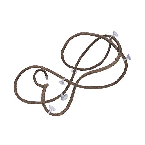 Qcwwy Reptilien Flexibler Dschungelkletterzweig Rattan in Form eines Lebens für Lucards Geckos für Fischtasche und Dekorationen für die Rirektliche Box 9,84 Lange PO Vine Feet (S) von Qcwwy
