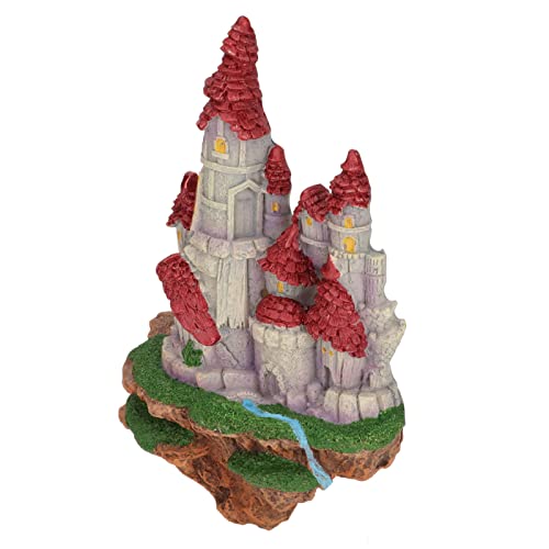 Qcwwy Schloss-Aquarium-Dekoration, Leuchtende Farben, Fischkugel-Dekoration, Ungiftig und Schadstoffhaltig, Fischglas-Schloss-Dekoration, Umweltfreundliche Kunstharz-Simulation, Qcwwy Schloss-Aquarium-Dekoration, Leuchtende Farben, Fischkugel-Dekoration, Ungiftig und Schadstoffhaltig, Fischglas-Schloss-Dekoration, Umweltfreundliche Kunstharz-Simulation, von Qcwwy