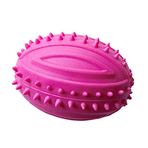 Qcwwy TPR-Hunde-Rugbyball-Spielzeug für Kleine Hunde und Welpen, Bissfestes, Interaktives Kauspielzeug Qcwwy TPR-Hunde-Rugbyball-Spielzeug für Kleine Hunde und Welpen, Bissfestes, Interaktives Kauspielzeug von Qcwwy