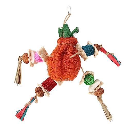 Qcwwy Vogelpapageien-Zerkleinerungsspielzeug, Papageien-Kauspielzeug, Buntes Luffa-Maiskolben-Vogelspielzeug, Vogelfutter-Hängespielzeug, Vogel-Luffa-Spielzeug, Qcwwy Vogelpapageien-Zerkleinerungsspielzeug, Papageien-Kauspielzeug, Buntes Luffa-Maiskolben-Vogelspielzeug, Vogelfutter-Hängespielzeug, Vogel-Luffa-Spielzeug, von Qcwwy