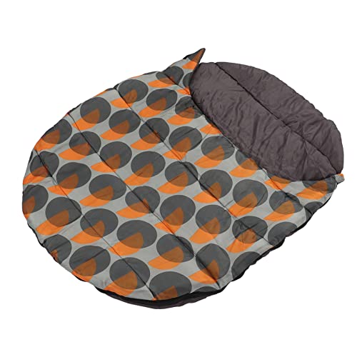 Qcwwy Wasserdichter Hundeschlafsack, Tragbares Haustierbett für Camping, Wandern, Reisen, mit Aufbewahrungstasche (Groß (15,7 x 12,6 x 3,3 x 2,0 Zoll)) von Qcwwy