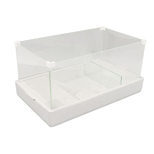 ReptilienbehäLter, Dreischichtiger GlasbehäLter mit Hoher LichtdurchläSsigkeit, Reptilien-Terrarium-FutterbehäLter mit Separatem Design, Vollansicht, Reptilien-Terrarium-Kit, Einfach zu Verwendendes ReptilienbehäLter, Dreischichtiger GlasbehäLter mit Hoher LichtdurchläSsigkeit, Reptilien-Terrarium-FutterbehäLter mit Separatem Design, Vollansicht, Reptilien-Terrarium-Kit, Einfach zu Verwendendes von Qcwwy
