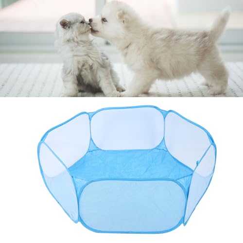 Tier-Hocker, Faltbare Hundezelt Käfig Stoff Oxford Hundesteg Tragbare Hundestall Unterlegscheibe Weiches Welpenzelt mit Tragetasche von Qcwwy