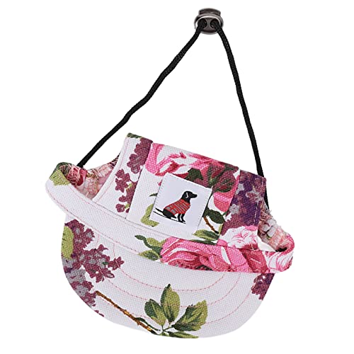 Qcwwy Verstellbarer Outdoor-Sonnenschutz für Hunde mit Stilvoller Baseballmütze für Haustiere, für Camping und Reisen (S) von Qcwwy