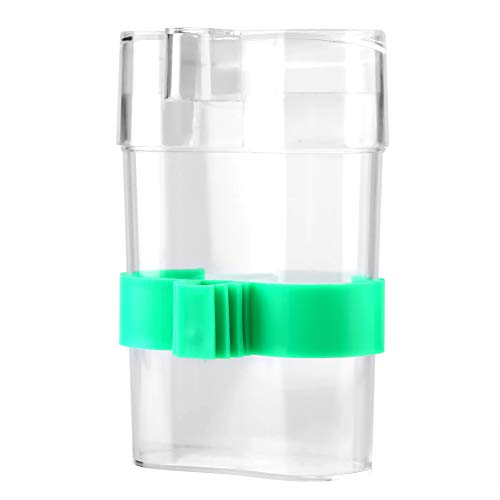 Vogelfutterzubehör, Vogelbewässerungszubehör, Wasserfutterspender, Transparenter Körper aus Kunststoff für Vögel, für Haustierfutterspender, Automatischer Vogel Vogelfutterzubehör, Vogelbewässerungszubehör, Wasserfutterspender, Transparenter Körper aus Kunststoff für Vögel, für Haustierfutterspender, Automatischer Vogel von Qcwwy