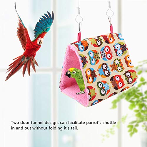 Vogelhängematte, Warmes Vogel Hängende Bett Plüsch Flauschiger Bunte Hütte Zeltpapageien Hausschützen für Sitticheet Cockatiels Lovebird Blockary Finch Canary Cockatoo Lovebird, Sanfte Berührung, Vogelhängematte, Warmes Vogel Hängende Bett Plüsch Flauschiger Bunte Hütte Zeltpapageien Hausschützen für Sitticheet Cockatiels Lovebird Blockary Finch Canary Cockatoo Lovebird, Sanfte Berührung, von Qcwwy