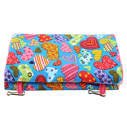 Vogelhängematte, Warmes Vogel Hängende Bett Plüsch Flauschiger Bunte Hütte Zeltpapageien Hausschützen für Sitticheet Cockatiels Lovebird Blockary Finch Canary Cockatoo Lovebird, Sanfte Berührung, von Qcwwy