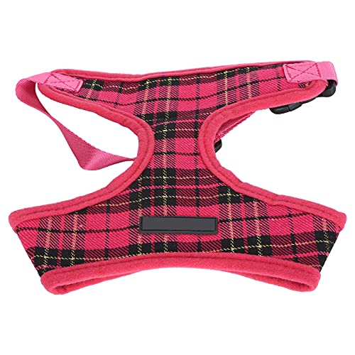 Qcwwy Weiches, Atmungsaktives Mesh-Hundegeschirr aus Polyester mit Verstellbarem Hals- und Brustgurt, Nachtsichtbarkeit, D-förmiger Metallring, Geeignet für Hunde Zum Spazierengehen, Qcwwy Weiches, Atmungsaktives Mesh-Hundegeschirr aus Polyester mit Verstellbarem Hals- und Brustgurt, Nachtsichtbarkeit, D-förmiger Metallring, Geeignet für Hunde Zum Spazierengehen, von Qcwwy
