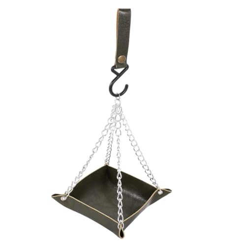 Qerwsdty Vogelfutterschale zum Aufhängen, Vogeltränkeschale, Vogelfutterspender für Den Garten, für die Terrasse, zum Aufhängen, Langlebig, Grün Qerwsdty Vogelfutterschale zum Aufhängen, Vogeltränkeschale, Vogelfutterspender für Den Garten, für die Terrasse, zum Aufhängen, Langlebig, Grün von Qerwsdty