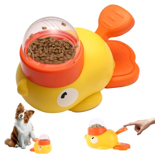 Dog Interactive Treat Dispenser Toy, 2025 Neues Interaktives Hundespielzeug, 2-in-1 Slow Feeder Hund für Hunde,Interaktives Hundespielzeug Geeignet für Hunde und Katzen (1) von Qetroi