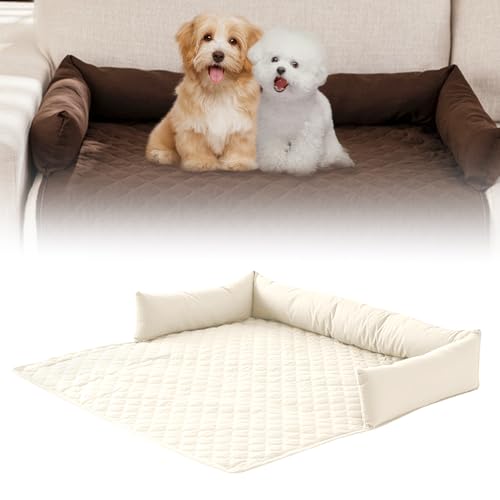 Generisch Pelzbarn Cooling Sofa Bed, 2025 Neues Pelzbarn Kühlendes Sofabett, Kühldecke Bett geeignet für Hunde und Katzen, ideal für Sofas, Autos und den Boden (Beige, 90 * 90cm) von Qetroi