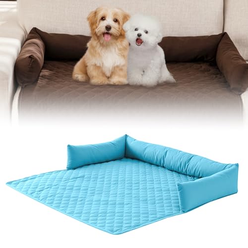 Generisch Pelzbarn Cooling Sofa Bed, 2025 Neues Pelzbarn Kühlendes Sofabett, Kühldecke Bett geeignet für Hunde und Katzen, ideal für Sofas, Autos und den Boden (Blau, 75 * 120cm) von Qetroi