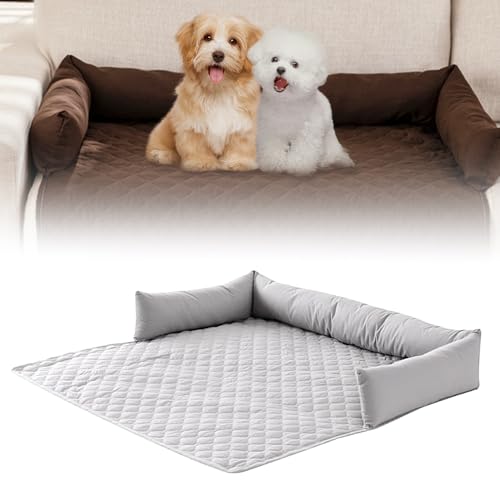 Generisch Pelzbarn Cooling Sofa Bed, 2025 Neues Pelzbarn Kühlendes Sofabett, Kühldecke Bett geeignet für Hunde und Katzen, ideal für Sofas, Autos und den Boden (Hellgrau, 75 * 120cm) von Qetroi