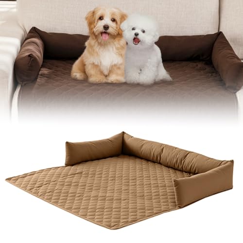 Generisch Pelzbarn Cooling Sofa Bed, 2025 Neues Pelzbarn Kühlendes Sofabett, Kühldecke Bett geeignet für Hunde und Katzen, ideal für Sofas, Autos und den Boden (Kamel, 90 * 120cm) von Qetroi
