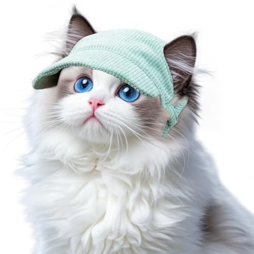 Upgraded Hats for Dogs, Neu 2025 Baseballmütze für Hunde,Sonnenschutz-Mütze mit Ohrlöchern für Hunde Ideal für Spaziergänge, Campingausflüge und Spielaktivitäten (kaki, L) von Qetroi