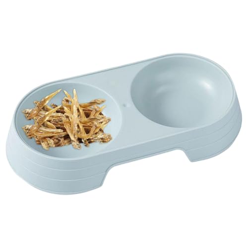 Qfdiwr Hundefutterstation | Macaron Elevated Cat Double Bowl | Hundenapf Wasser- und Futternapf zum Füttern von kleinen, mittelgroßen Hunden, Katzen, Welpen Qfdiwr Hundefutterstation | Macaron Elevated Cat Double Bowl | Hundenapf Wasser- und Futternapf zum Füttern von kleinen, mittelgroßen Hunden, Katzen, Welpen von Qfdiwr