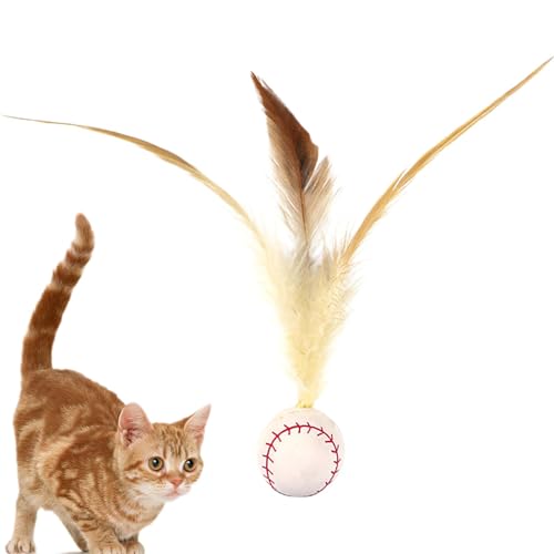 Qfdiwr Kätzchenballspielzeug, Katzenfederkugelspielzeug - Interaktiver Hund Spielzeug mit Federn | Hunde -Biting -Spiel zur Entlastung von Langeweile Pet Hunting Accessoires Qfdiwr Kätzchenballspielzeug, Katzenfederkugelspielzeug - Interaktiver Hund Spielzeug mit Federn | Hunde -Biting -Spiel zur Entlastung von Langeweile Pet Hunting Accessoires von Qfdiwr