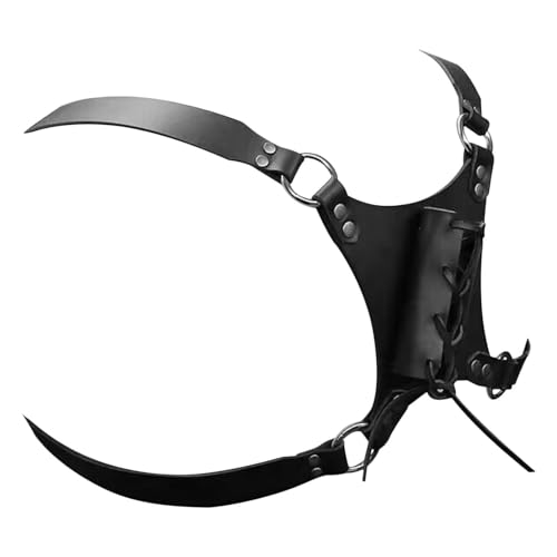Qfdiwr Mittelalterlicher Schulterholster - Vintage PU Leder Rückenholster,Reisezubehör für Verschiedene Anlässe wie Urlaub Halloween Herbst Gothic Cosplay und Renaissance Partys von Qfdiwr