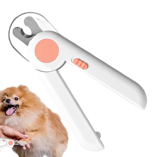Qfdiwr Nagelknipser für Hunde, Krallenschneider für Hunde mit Licht – Werkzeug zur Fellpflege für Haustiere | für Vögel, Katzen und den Heimgebrauch im Innenbereich Qfdiwr Nagelknipser für Hunde, Krallenschneider für Hunde mit Licht – Werkzeug zur Fellpflege für Haustiere | für Vögel, Katzen und den Heimgebrauch im Innenbereich von Qfdiwr