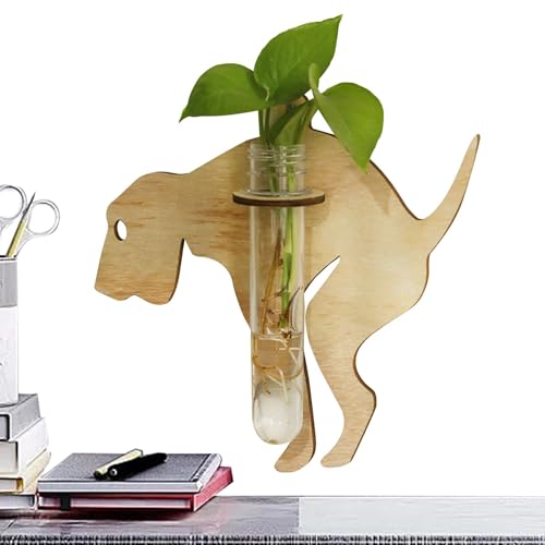 Qfdiwr Pflanzgefäß für die Wand, Pflanzenterrarium mit Halterung aus Holz, Blumenkasten für Hydrokulturen, platzsparend, zur Wandmontage Qfdiwr Pflanzgefäß für die Wand, Pflanzenterrarium mit Halterung aus Holz, Blumenkasten für Hydrokulturen, platzsparend, zur Wandmontage von Qfdiwr