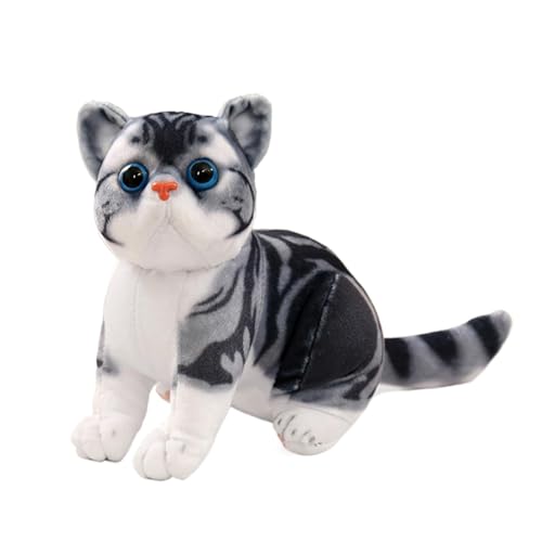 Qfdiwr Plüschkatze, Plüschtier aus Plüsch | Kätzchen aus Plüsch | Niedliches Plüschtier Katze Plüsch | Plüschspielzeug für Katzen, weiches Plüschtier für Katze, aus Plüsch Qfdiwr Plüschkatze, Plüschtier aus Plüsch | Kätzchen aus Plüsch | Niedliches Plüschtier Katze Plüsch | Plüschspielzeug für Katzen, weiches Plüschtier für Katze, aus Plüsch von Qfdiwr
